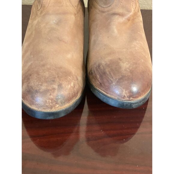 Ariat Heritage Roper Western Boots Men’s US 9 Brown Leather Pull-On - Picture 5 of 11